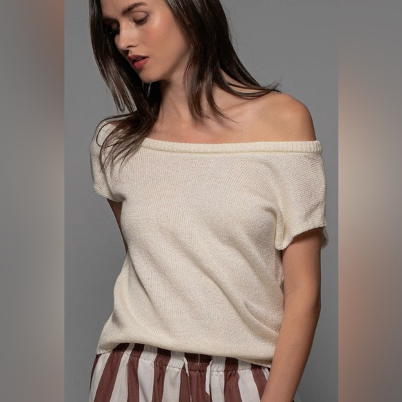 Tops | 753 Heart So Full Knit Top Ivory Various Sizes | Poshmark